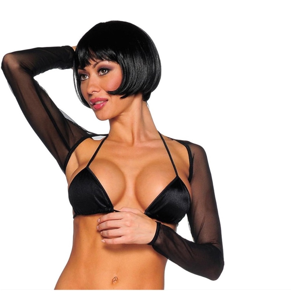 Bodyzone Mesh Shrug in Black One Size